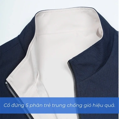 Áo gió nam 2 mặt cổ 5 họa tiết chữ H Tezo 25AG5H021 thời trang, không thấm nước, siêu nhẹ, phối đồ dễ dàng, giá chỉ 511.937₫ giảm mạnh