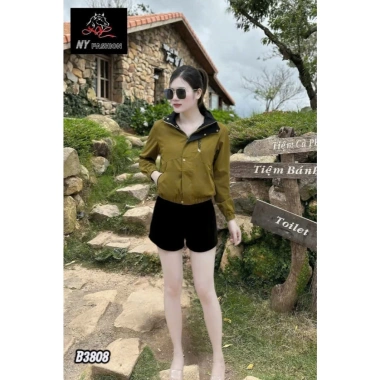 Áo gió nữ 2 lớp nhẹ đẹp, chống gió tốt - Mã 3.808, giá chỉ 315.000 VND