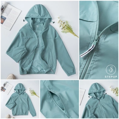 Áo gió nữ lót lưới Blessing cao cấp 2.026 siêu nhẹ thoáng mát giảm 20% chỉ 339.000 VND