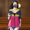 Áo Gió Nữ Mùa Hè Sọc Tương Phản Chống Nắng Bảo Vệ Siêu Nhẹ Giá 255.313 VND 5
