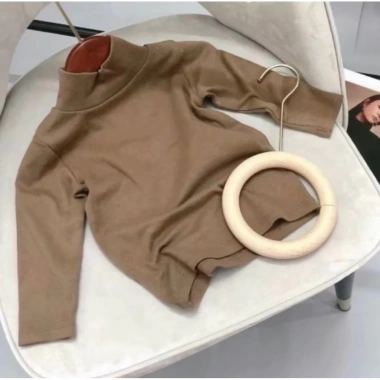 Áo giữ nhiệt 2 mặt chất ríp lông cho bé trai & bé gái, cổ 3 phân co dãn 4 chiều, size 8-35kg, giá ưu đãi 3