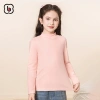 Áo giữ nhiệt bé gái BabyloveGO thu đông dài tay cao cổ 3 phân, ấm áp, giá 109k 4