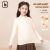 Áo giữ nhiệt bé gái BabyloveGO Ultra Warm dài tay cao cổ, co giãn, ấm áp, 109.000đ