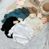 Áo giữ nhiệt cao cổ cho bé, vải thun tăm co giãn ôm sát, size 7-35kg, chỉ 55.000đ