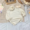 Áo giữ nhiệt cao cổ cho bé, vải thun tăm co giãn ôm sát, size 7-35kg, chỉ 55.000đ 9