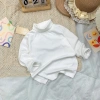 Áo giữ nhiệt cao cổ cho bé, vải thun tăm co giãn ôm sát, size 7-35kg, chỉ 55.000đ 10
