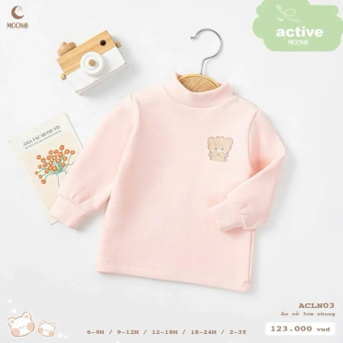 Áo Giữ Nhiệt Cổ 3 MOON Phân Giữ Ấm Cho Bé - Chính Hãng Giá 110k 10 Áo Giữ Nhiệt Cổ 3 MOON Phân Giữ Ấm Cho Bé - Chính Hãng Giá 110k 10