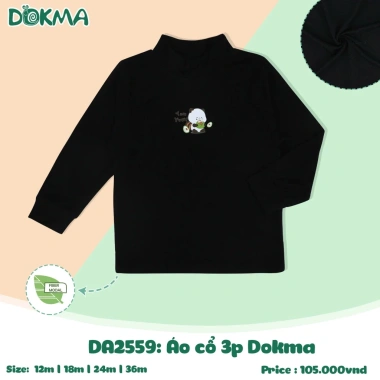 Áo giữ nhiệt cổ 3 phân Dokma mềm mịn cho bé 8-13kg 6-36M - Giá ưu đãi 99.000đ 3 Áo giữ nhiệt cổ 3 phân Dokma mềm mịn cho bé 8-13kg 6-36M - Giá ưu đãi 99.000đ 3