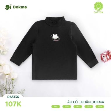 Áo giữ nhiệt cổ 3 phân Dokma mềm mịn cho bé 8-13kg 6-36M - Giá ưu đãi 99.000đ 9 Áo giữ nhiệt cổ 3 phân Dokma mềm mịn cho bé 8-13kg 6-36M - Giá ưu đãi 99.000đ 9