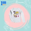 Áo giữ nhiệt cotton cho bé gái 4-10 tuổi, dài tay in Thủy thủ mặt trăng, siêu ấm giá 78.500 VNĐ 9
