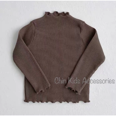 Áo giữ nhiệt cotton gân bèo trẻ sơ sinh, trẻ nhỏ – ấm áp, mềm mại, giảm giá 55k