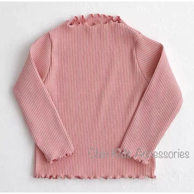 Áo giữ nhiệt cotton gân bèo trẻ sơ sinh, trẻ nhỏ – ấm áp, mềm mại, giảm giá 55k