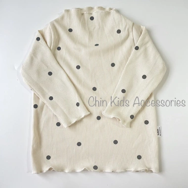 Áo giữ nhiệt cotton gân bèo trẻ sơ sinh, trẻ nhỏ – ấm áp, mềm mại, giảm giá 55k