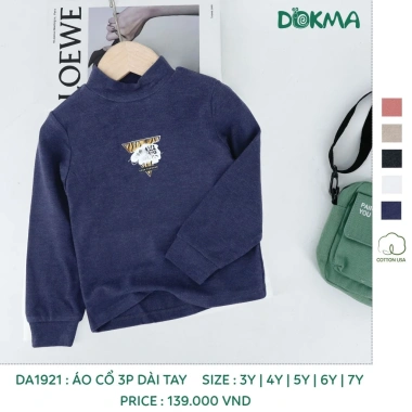 Áo Giữ Nhiệt DOKMA DA2.492/DA1.921 cho bé 3-7 tuổi (11-25kg) - Siêu ấm, giảm giá 159k