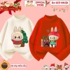 Áo Giữ Nhiệt Labubu Noel Giáng Sinh Cho Bé Trai/Gái - Vải Zip Mềm Ấm CIUCIU KID 2