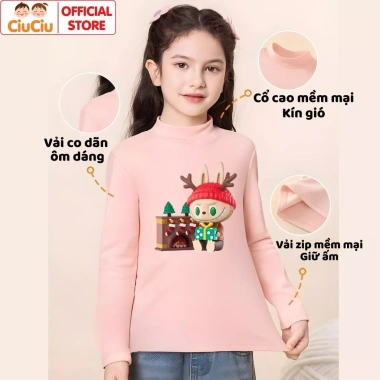 Áo Giữ Nhiệt Labubu Noel Giáng Sinh Cho Bé Trai/Gái - Vải Zip Mềm Ấm CIUCIU KID 4 Áo Giữ Nhiệt Labubu Noel Giáng Sinh Cho Bé Trai/Gái - Vải Zip Mềm Ấm CIUCIU KID 4