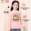 Áo giữ nhiệt Noel Giáng Sinh cho bé trai gái CIUCIU KID vải zip lông mềm co dãn 4