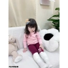 Áo giữ nhiệt thu đông bé gái cổ 3p basic, chất zip lông mềm mịn 7-27kg Tini Kids đồng giá 39k, chỉ 164k 4