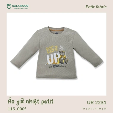 Áo giữ nhiệt Uala cho bé 10-24kg UR2.230 UR2.231 UR2.342 UR2.363 - Giá ưu đãi 105.000đ
