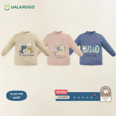 Áo giữ nhiệt Uala cho bé 10-24kg UR2.230 UR2.231 UR2.342 UR2.363 - Giá ưu đãi 105.000đ