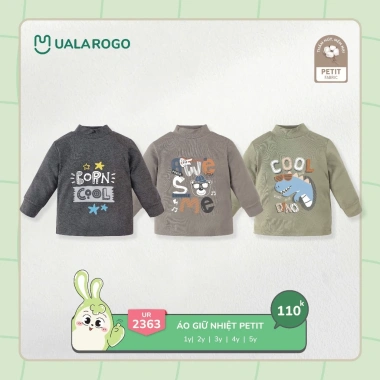 Áo giữ nhiệt Uala cho bé 10-24kg UR2.230 UR2.231 UR2.342 UR2.363 - Giá ưu đãi 105.000đ 3 Áo giữ nhiệt Uala cho bé 10-24kg UR2.230 UR2.231 UR2.342 UR2.363 - Giá ưu đãi 105.000đ 3