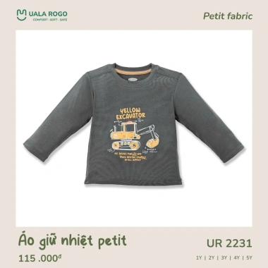 Áo giữ nhiệt Uala cho bé 10-24kg UR2.230 UR2.231 UR2.342 UR2.363 - Giá ưu đãi 105.000đ