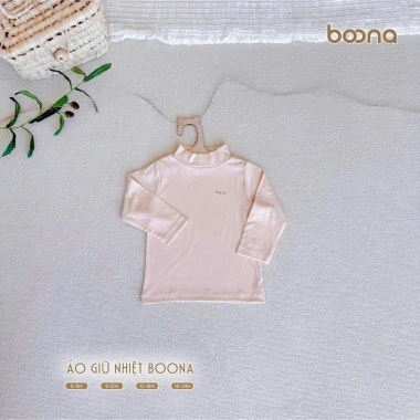 Áo giữ nhiệt vải Petit cổ 3 phân bo, mềm mại co giãn, siêu ấm áp, áo thu đông cho bé 6‑18 tháng - chỉ 60.200₫ 2