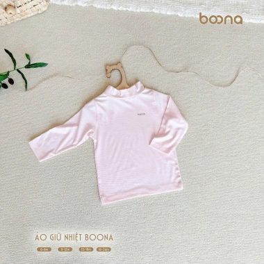 Áo giữ nhiệt vải Petit cổ 3 phân bo, mềm mại co giãn, siêu ấm áp, áo thu đông cho bé 6‑18 tháng - chỉ 60.200₫ 4