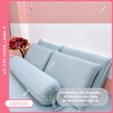 Áo gối nằm JAFUMA Thun Lạnh Ý 40x60 50x70 - Vỏ gối ôm siêu mềm giá chỉ 26.000₫ 2