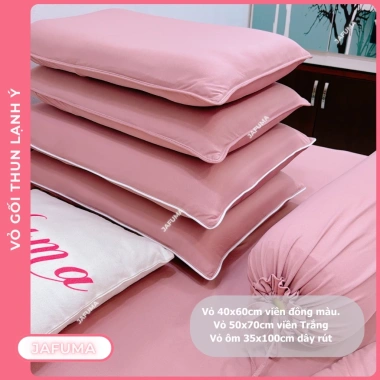 Áo gối nằm JAFUMA Thun Lạnh Ý 40x60 50x70 - Vỏ gối ôm siêu mềm giá chỉ 26.000₫ 3