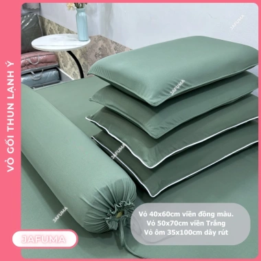 Áo gối nằm JAFUMA Thun Lạnh Ý 40x60 50x70 - Vỏ gối ôm siêu mềm giá chỉ 26.000₫ 7