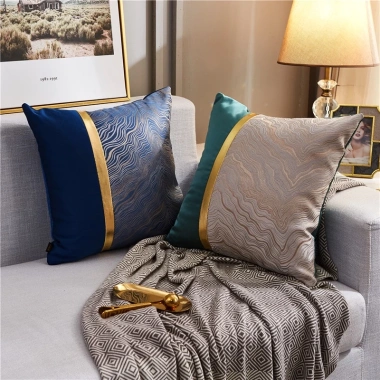Áo gối sofa nhung màu đồng sang trọng 45x45cm - Giảm giá, chỉ 113.400₫