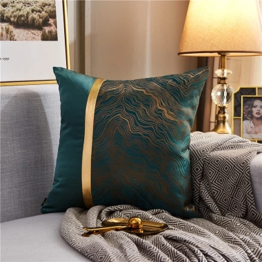Áo gối sofa nhung màu đồng sang trọng 45x45cm - Giảm giá, chỉ 113.400₫