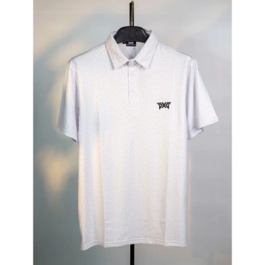 Áo Golf PXG họa tiết nhỏ 3 màu xanh trắng đen Thun lạnh thấm mồ hôi, không nhăn, co dãn 4 chiều, giá 350k 2