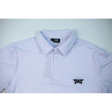 Áo Golf PXG họa tiết nhỏ 3 màu xanh trắng đen Thun lạnh thấm mồ hôi, không nhăn, co dãn 4 chiều, giá 350k 4