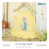 Áo Hai Dây Bé Gái Elsa Độc Đáo Dokma 13-25kg Phối Viền Bèo Giá Ưu Đãi 80.000 2
