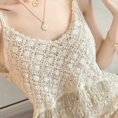 Áo hai dây ren tua rua xinh xắn, thiết kế nhẹ nhàng, chỉ 106.500 VND 6
