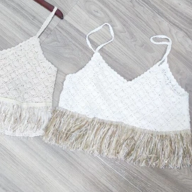 Áo hai dây ren tua rua xinh xắn, thiết kế nhẹ nhàng, chỉ 106.500 VND 7