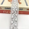Áo Hanfu 5cm sóng rộng organza sequin thêu - phong dân tộc, giá ưu đãi 75.153 VND 7