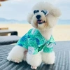 Áo Hawaii mùa hè cho chó mèo nhỏ, thoáng mát, chống nắng, khô nhanh, thời trang dễ thương Poodle Corgi 2