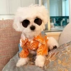 Áo Hawaii mùa hè cho chó mèo nhỏ, thoáng mát, chống nắng, khô nhanh, thời trang dễ thương Poodle Corgi 3