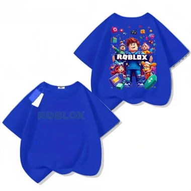 Áo hè bé gái cotton thoáng rộng tròn cổ, sành điệu, giá chỉ 100,333 VND