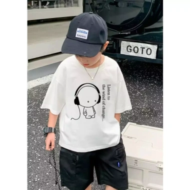 Áo hè phong cách Hàn cotton mới, in hình cho bé trai & bé gái – Giá ưu đãi 85.999đ 10