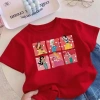 Áo hình in tròn cổ thời trang bé gái cotton thoáng mát tay ngắn giá 143.332 VND 7