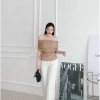 Áo hở vai nhún cộc sexy - Áo trễ vai nữ giá ưu đãi 103.500₫, phong cách quyến rũ