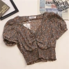 Áo hoa nhí croptop rúm ngực sexy, giảm giá 131.100 VND, trẻ trung, chất liệu thoáng mát 9
