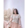 Áo hoa rút dây cổ vuông xinh cộc tay - Giá chỉ 110.400đ, giảm ngay từ 140.208đ 4