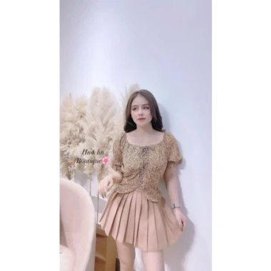 Áo hoa rút dây cổ vuông xinh cộc tay - Giá chỉ 110.400đ, giảm ngay từ 140.208đ 12 Áo hoa rút dây cổ vuông xinh cộc tay - Giá chỉ 110.400đ, giảm ngay từ 140.208đ 12