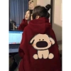 Áo hoodie 2.025 in hoạt hình tay bồng form rộng unisex cho nam nữ - RTOML 89.000₫ 10