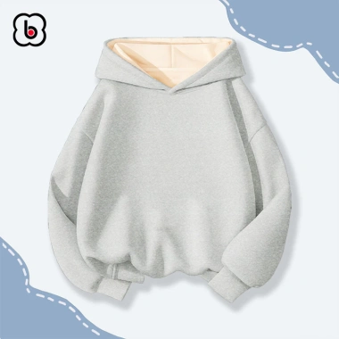 Áo hoodie BabyloveGO 2.026 chất nỉ hai da ấm áp có mũ cho bé trai bé gái AN006